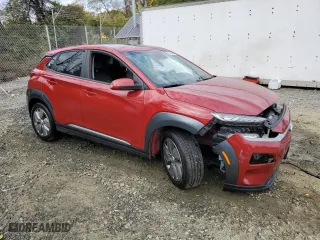 2021 Hyundai Kona Electric Limited with VIN KM8K33AG7MU135502, listed as a Copart auction lot 74057123 with 62,527 mi miles. Bid and sale history available at carsss.com. Image 4.