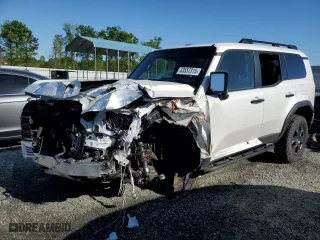 2024 Lexus GX with VIN JTJTBCDX2R5003799, listed as a Copart auction lot 53557315 with 736 mi miles and Salvage Title. Bid and sale history available at carsss.com. Image 1.