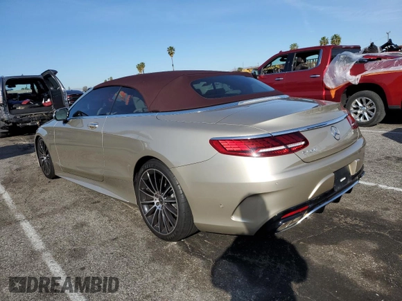 2019 Mercedes-Benz S-Class S 560 with VIN WDDXK8DB7KA038850, listed as a Copart auction lot 45124985 with 0 mi miles and Salvage Title. Bid and sale history available at carsss.com. Image 2.