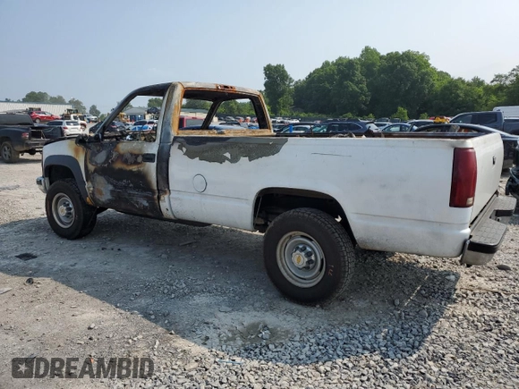 2000 Chevrolet Silverado 2500 z VIN 1GCGK24R0YR118635, wystawiony jako Copart lot #59222665 z przebiegiem Nie podano mil oraz Szkoda całkowita • Salvage title. Historia ofert i sprzedaży dostępna na DreamBid. Obrazek 2.