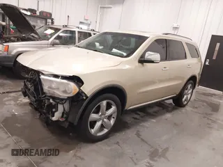 2011 Dodge Durango Citadel with VIN 1D4RE5GG7BC695817, listed as a IAAI auction lot 41596051 with 196,661 mi miles. Bid and sale history available at carsss.com. Image 19.