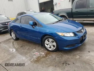 2013 Honda Civic Cpe LX with VIN 2HGFG3B58DH512365, listed as a Copart auction lot 85825034 with 0 mi miles and Salvage Title. Bid and sale history available at carsss.com. Image 4.