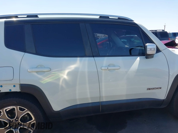 2016 Jeep Renegade Limited with VIN ZACCJADTXGPC58910, listed as a IAAI auction lot 42075774 with 130,954 mi miles and . Bid and sale history available at DreamBid. Image 14.