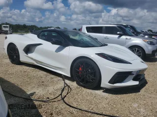 2023 Chevrolet Corvette 2LT with VIN 1G1YB3D43P5103804, listed as a Copart auction lot 73804784 with 0 mi miles and Salvage Title. Bid and sale history available at carsss.com. Image 4.