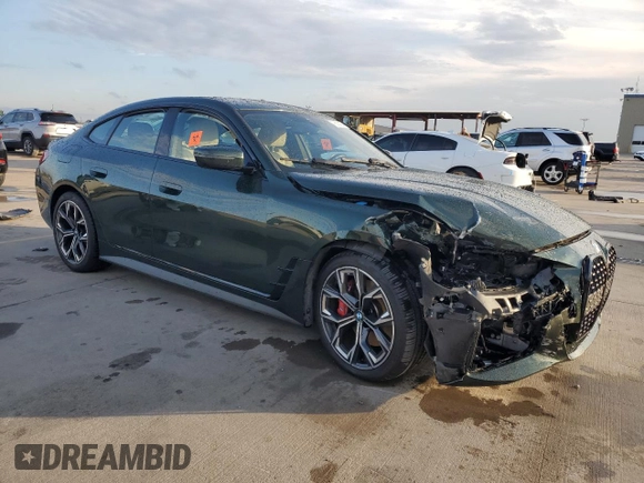 2022 BMW 4 Series 430i with VIN WBA63AV03NFM26508, listed as a Copart auction lot 78535424 with Not provided miles and Salvage title. Bid and sale history available at DreamBid. Image 4.