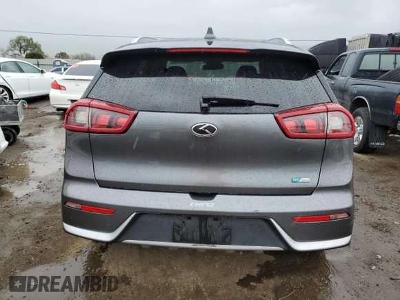 2017 Kia Niro LX with VIN KNDCB3LCXH5101284, listed as a Copart auction lot 48995435 with 72,015 mi miles and Salvage Title. Bid and sale history available at carsss.com. Image 6.