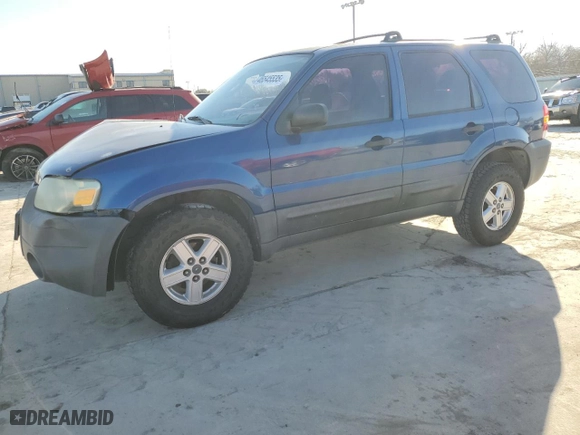 2007 Ford Escape XLS with VIN 1FMYU02Z07KA21945, listed as a Copart auction lot 46545535 with 0 mi miles and Salvage Title. Bid and sale history available at carsss.com. Image 1.