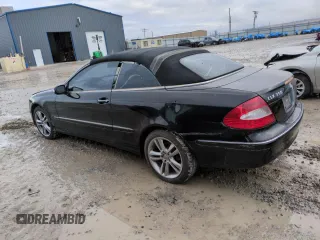 2008 Mercedes-Benz CLK-Class 3.5L with VIN WDBTK56F38T094013, listed as a Copart auction lot 87415254 with 115,810 mi miles and Clean Title. Bid and sale history available at carsss.com. Image 2.