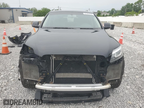 2015 Audi Q7 Premium Plus with VIN WA1LGAFE7FD013387, listed as a Copart auction lot 57763295 with 122,412 mi miles and Salvage title. Bid and sale history available at DreamBid. Image 5.
