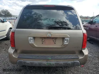 2004 Honda Pilot LX with VIN 2HKYF181X4H599843, listed as a Copart auction lot 45093525 with 223,216 mi miles and Salvage Title. Bid and sale history available at carsss.com. Image 6.