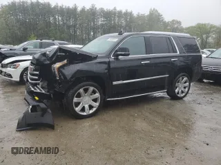 2018 Cadillac Escalade Luxury z VIN 1GYS4BKJ0JR106745, wystawiony jako Copart lot #54588515 z przebiegiem 57 785 mil mil oraz Szkoda całkowita • Salvage title. Historia ofert i sprzedaży dostępna na DreamBid. Obrazek 1.