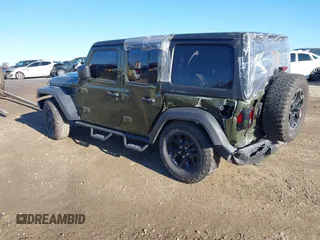 2022 Jeep Wrangler Unlimited High Tide with VIN 1C4HJXDG5NW113205, listed as a IAAI auction lot 41488724 with 30,446 mi miles and . Bid and sale history available at DreamBid. Image 3.