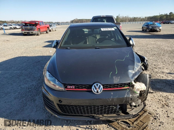 2015 Volkswagen Golf GTI Autobahn w/Performance Pkg with VIN 3VW447AUXFM091605, listed as a Copart auction lot 87296154 with 49,817 mi miles and Salvage Title. Bid and sale history available at carsss.com. Image 5.