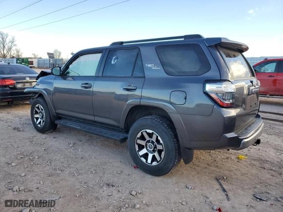 2023 Toyota 4Runner TRD Off Road with VIN JTEPU5JR0P6091318, listed as a Copart auction lot 41664485 with 27,534 mi miles and Clean Title. Bid and sale history available at carsss.com. Image 2.