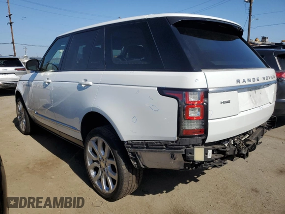 2014 Land Rover Range Rover HSE with VIN SALGS2WF5EA192980, listed as a Copart auction lot 61800795 with 54,983 mi miles and Clean title. Bid and sale history available at DreamBid. Image 2.