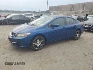 2014 Honda Civic Sedan EX with VIN 19XFB2F83EE084634, listed as a Copart auction lot 46585605 with 97,213 mi miles and Salvage Title. Bid and sale history available at carsss.com. Image 1.