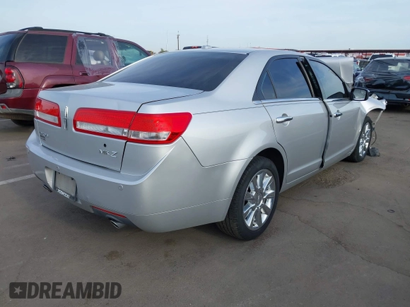 2011 Lincoln MKZ with VIN 3LNHL2GC5BR767637, listed as a IAAI auction lot 41859941 with Not provided miles and . Bid and sale history available at DreamBid. Image 4.