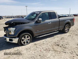 2015 Ford F-150 XL with VIN 1FTEX1CP8FKE38245, listed as a Copart auction lot 47648685 with 154,512 mi miles and Salvage Title. Bid and sale history available at carsss.com. Image 1.