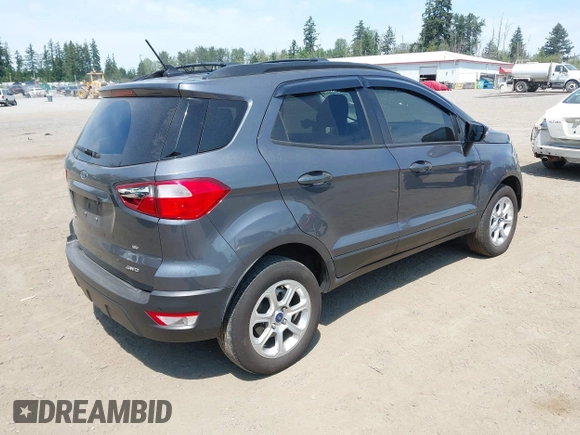 2021 Ford EcoSport SE with VIN MAJ6S3GL6MC454589, listed as a IAAI auction lot 42519464 with 78,213 mi miles and . Bid and sale history available at DreamBid. Image 4.