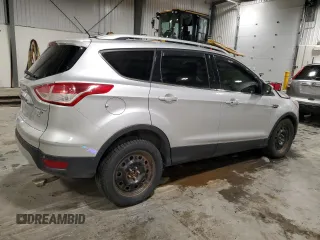 2014 Ford Escape Titanium with VIN 1FMCU9J95EUD74439, listed as a Copart auction lot 44552815 with 204,859 mi miles and Salvage Title. Bid and sale history available at carsss.com. Image 3.