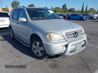 2005 Mercedes-Benz M 500 with VIN 4JGAB75E35A521223, listed as a IAAI auction lot 42703150 with 244,450 mi miles and . Bid and sale history available at DreamBid. Image 1.