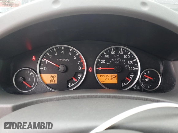 2011 Nissan Frontier Pro-4X with VIN 1N6AD0EVXBC433028, listed as a Copart auction lot 57653305 with 144,753 mi miles and Salvage title. Bid and sale history available at DreamBid. Image 9.