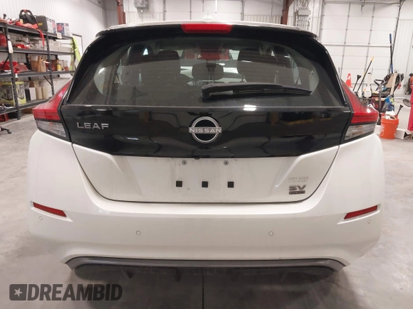 2023 Nissan LEAF SV Plus with VIN 1N4CZ1CV6PC553041, listed as a IAAI auction lot 42076867 with 19,732 mi miles and . Bid and sale history available at DreamBid. Image 16.