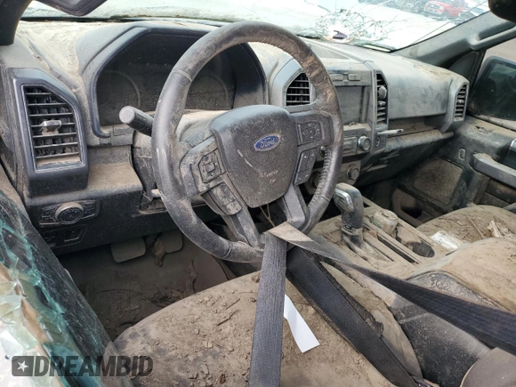2020 Ford F-150 XL with VIN 1FTEW1EP6LFC32362, listed as a Copart auction lot 51294975 with 0 mi miles and Salvage Title. Bid and sale history available at carsss.com. Image 8.