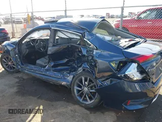 2020 Honda Civic Sedan EX with VIN 19XFC1F38LE002275, listed as a IAAI auction lot 41490501 with 1 mi miles. Bid and sale history available at carsss.com. Image 6.