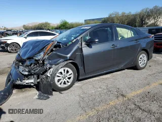 2016 Toyota Prius Two z VIN JTDKBRFU2G3023208, wystawiony jako Copart lot #56417295 z przebiegiem Nie podano mil oraz Szkoda całkowita • Salvage title. Historia ofert i sprzedaży dostępna na DreamBid. Obrazek 1.