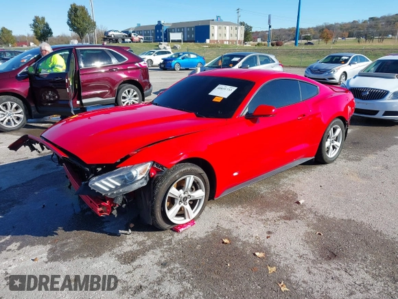 2016 Ford Mustang V6 with VIN 1FA6P8AM7G5201452, listed as a IAAI auction lot 40831733 with 97,592 mi miles and . Bid and sale history available at carsss.com. Image 18.