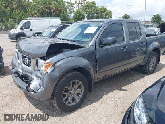 2020 Nissan Frontier SV with VIN 1N6ED0EA3LN715094, listed as a IAAI auction lot 42394885 with 26,576 mi miles and . Bid and sale history available at DreamBid. Image 2.