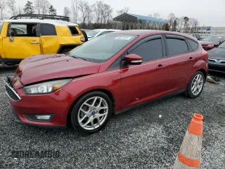 2015 Ford Focus SE with VIN 1FADP3K27FL227681, listed as a Copart auction lot 46021005 with 67,385 mi miles and Salvage Title. Bid and sale history available at carsss.com. Image 1.