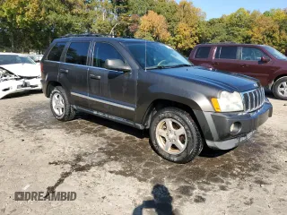 2006 Jeep Grand Cherokee Limited with VIN 1J4HS58N76C136007, listed as a Copart auction lot 77489034 with 117,023 mi miles and Salvage title. Bid and sale history available at DreamBid. Image 4.