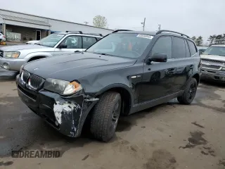 2006 BMW X3 3.0i z VIN WBXPA93446WG89924, wystawiony jako Copart lot #53606045 z przebiegiem Nie podano mil oraz Szkoda całkowita • Salvage title. Historia ofert i sprzedaży dostępna na DreamBid. Obrazek 1.