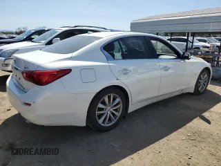 2014 Infiniti Q50 Sport with VIN JN1BV7AP0EM682217, listed as a Copart auction lot 49917125 with 65,606 mi miles and Salvage Title. Bid and sale history available at DreamBid. Image 3.