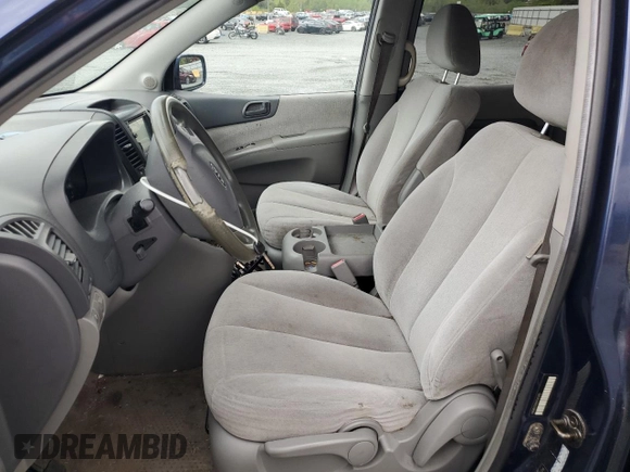 2006 Kia Sedona LX with VIN KNDMB233666045365, listed as a Copart auction lot 52853325 with 171,091 mi miles and Salvage Title. Bid and sale history available at carsss.com. Image 7.