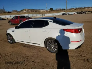 2015 Kia Optima SXL Turbo with VIN 5XXGR4A62FG516365, listed as a Copart auction lot 47615985 with 133,789 mi miles and Salvage Title. Bid and sale history available at DreamBid. Image 2.