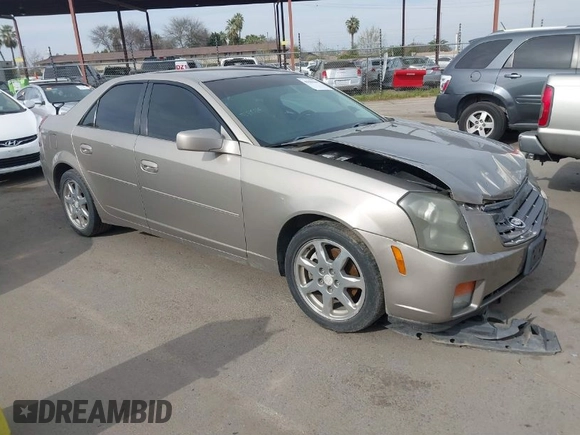 2003 Cadillac CTS with VIN 1G6DM57N730116792, listed as a IAAI auction lot 41686845 with 121,590 mi miles. Bid and sale history available at carsss.com. Image 1.