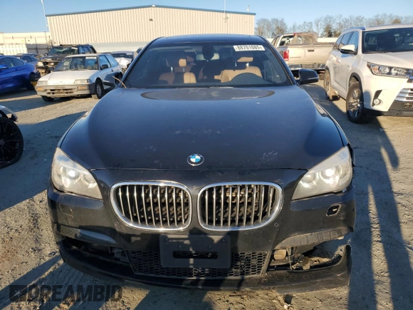 2013 BMW 7 Series 740Li xDrive with VIN WBAYF4C53DD281514, listed as a Copart auction lot 88701085 with 147,588 mi miles and Salvage title. Bid and sale history available at DreamBid. Image 5.