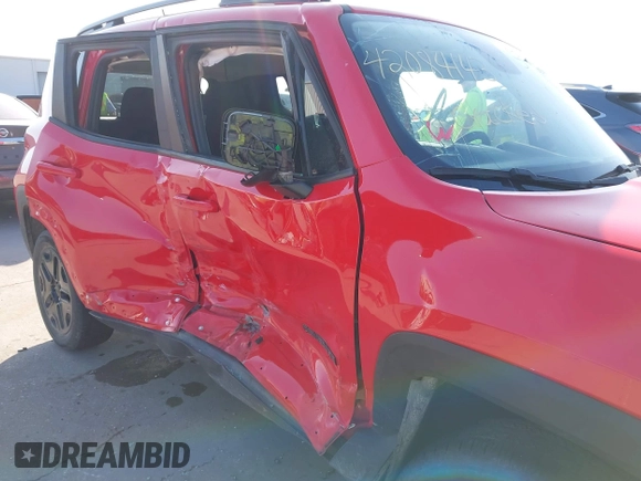 2018 Jeep Renegade Sport with VIN ZACCJBAB5JPH68218, listed as a IAAI auction lot 42084143 with 133,507 mi miles and . Bid and sale history available at DreamBid. Image 19.