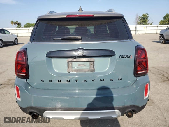 2022 MINI Countryman Cooper S with VIN WMZ53BR04N3N41652, listed as a Copart auction lot 55354375 with 20,821 mi miles and Salvage title. Bid and sale history available at DreamBid. Image 6.