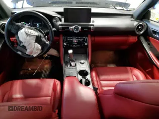 2021 Lexus IS 350 F Sport with VIN JTHGZ1E20M5020468, listed as a Copart auction lot 57848025 with 22,077 mi miles and Salvage title. Bid and sale history available at DreamBid. Image 8.