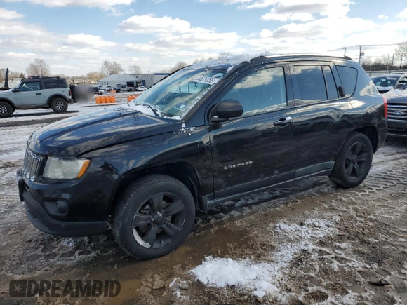 2014 Jeep Compass Latitude with VIN 1C4NJDEB2ED538655, listed as a Copart auction lot 44679255 with 138,426 mi miles and Clean Title. Bid and sale history available at carsss.com. Image 1.