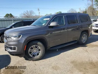 2022 Jeep Grand Wagoneer с VIN 1C4SJUAT9NS213210, выставлен на аукционе Copart как лот 48498655 с пробегом 62 413 миль миль и Списание • Salvage title. История ставок и продаж доступна на DreamBid. Изображение 1.