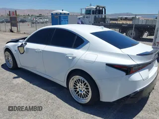 2023 Lexus IS 350 F Sport with VIN JTHGZ1B26P5071160, listed as a IAAI auction lot 42513194 with 43,539 mi miles and . Bid and sale history available at DreamBid. Image 3.