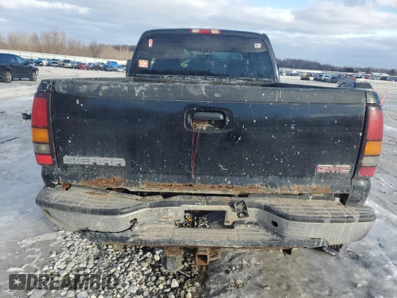2006 GMC Sierra 2500HD SLT with VIN 1GTHK29D56E291203, listed as a Copart auction lot 43912665 with Not provided miles and Salvage title. Bid and sale history available at DreamBid. Image 6.
