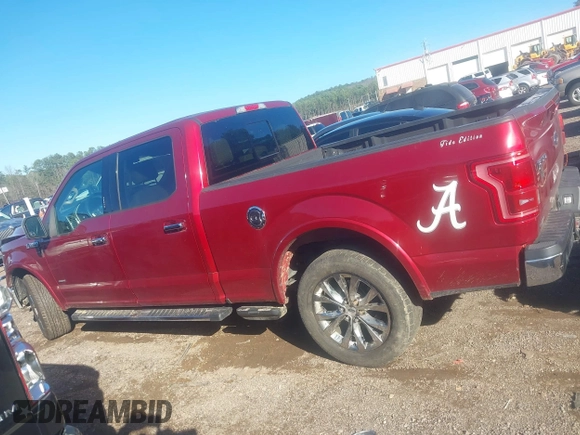 2015 Ford F-150 XL with VIN 1FTEW1CG9FKF11626, listed as a IAAI auction lot 41202217 with 125,677 mi miles. Bid and sale history available at carsss.com. Image 14.