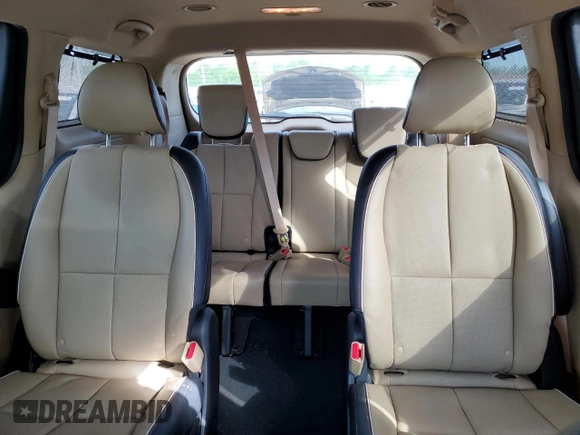 2016 Kia Sedona SX with VIN KNDMC5C1XG6113634, listed as a Copart auction lot 54130725 with 105,278 mi miles and Salvage Title. Bid and sale history available at carsss.com. Image 10.