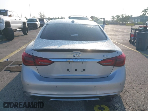 2019 Infiniti Q50 Luxe z VIN JN1EV7APXKM516277, wystawiony jako IAAI lot #41751440 z przebiegiem 52 638 mil mil oraz . Historia ofert i sprzedaży dostępna na DreamBid. Obrazek 17.